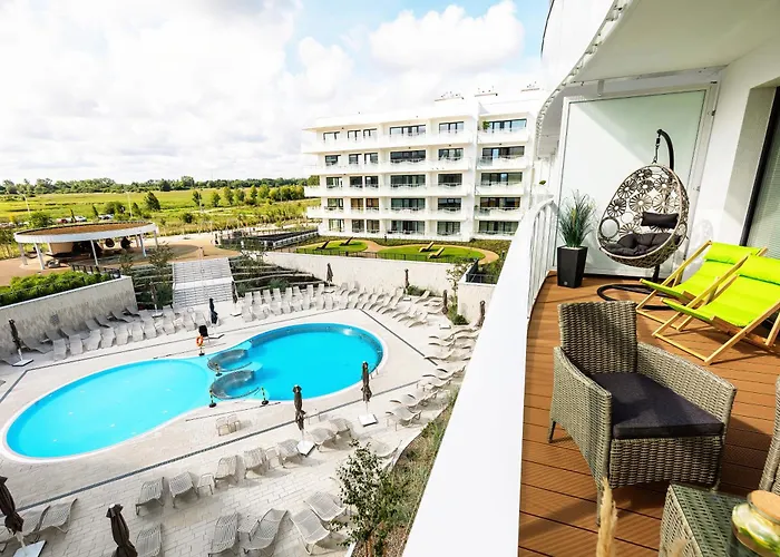 Apartment Horyzont -polanki Aqua- Strefa Z Basenem I Fitness Studio, Prywatny Garaz Kolberg